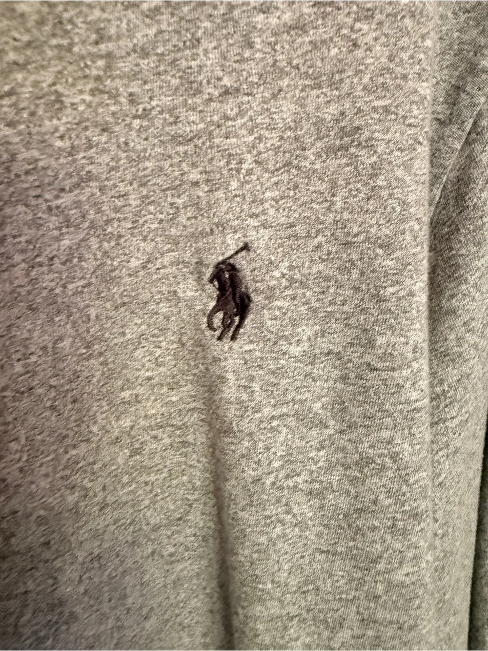 Polo by Ralph Lauren Heather Gray Long-Sleeve Crewneck Shirt
